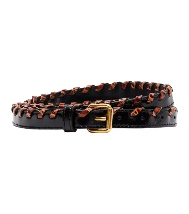 Dries Van Noten Braided leather belt