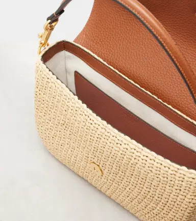 Valentino Garavani Alltime raffia-effect shoulder bag | Thumbnail 2 Valentino Garavani Alltime raffia-effect shoulder bag | Thumbnail 2