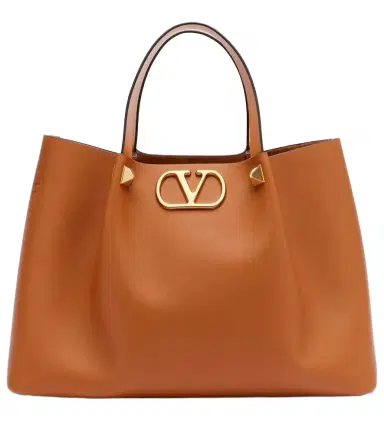 Valentino Garavani VLogo Medium leather tote bag | Thumbnail 1 Valentino Garavani VLogo Medium leather tote bag | Thumbnail 1