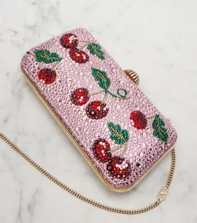 Valentino Garavani Carry Secrets Cherryfic embellished clutch | Thumbnail 2 Valentino Garavani Carry Secrets Cherryfic embellished clutch | Thumbnail 2