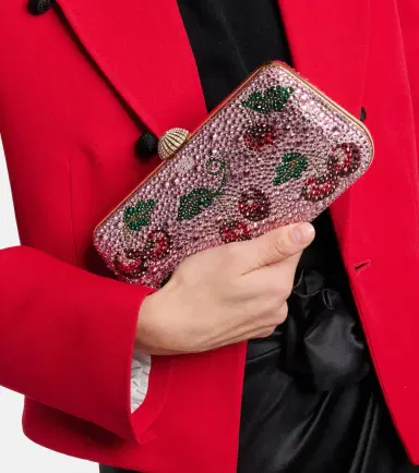 Valentino Garavani Carry Secrets Cherryfic embellished clutch | Thumbnail 5 Valentino Garavani Carry Secrets Cherryfic embellished clutch | Thumbnail 5