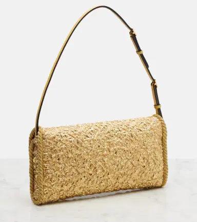 Valentino Garavani DeVain Small cloqué jacquard shoulder bag | Thumbnail 4 Valentino Garavani DeVain Small cloqué jacquard shoulder bag | Thumbnail 4