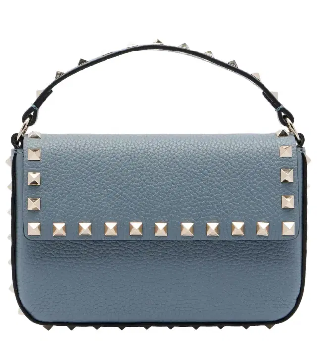 Rockstud Mini leather top-handle bag