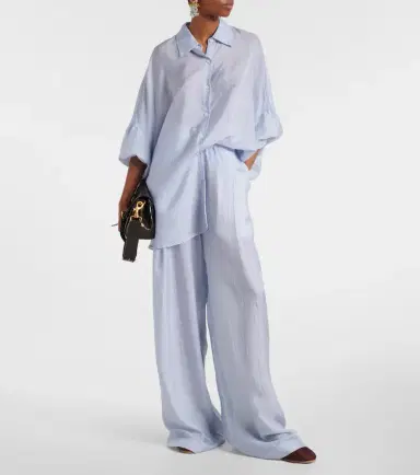 Dries Van Noten Striped wide-leg pants | Thumbnail 5