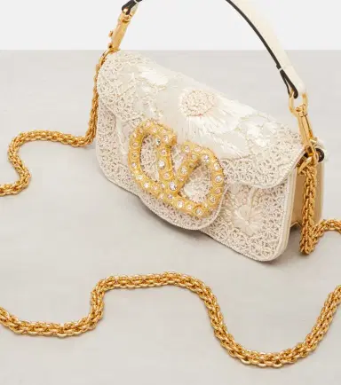Valentino Garavani Locò Small embellished shoulder bag | Thumbnail 2