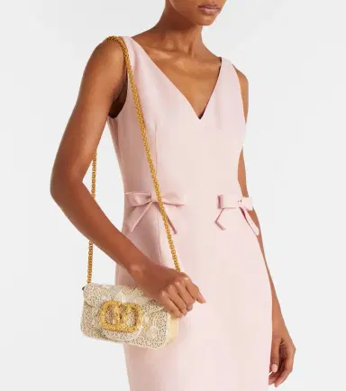 Valentino Garavani Locò Small embellished shoulder bag | Thumbnail 5