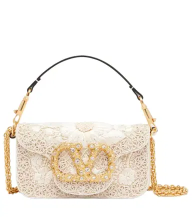 Valentino Garavani Locò Small embellished shoulder bag | Thumbnail 1