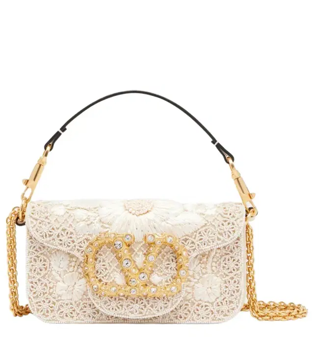 Valentino Garavani Locò Small embellished shoulder bag