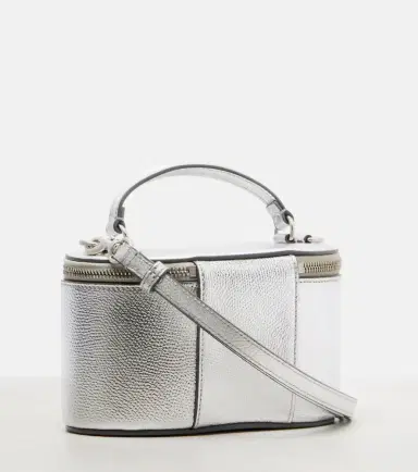 Valentino Garavani VLogo Mini metallic leather vanity bag | Thumbnail 2