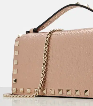 Valentino Garavani Rockstud Mini metallic leather crossbody bag | Thumbnail 3 Valentino Garavani Rockstud Mini metallic leather crossbody bag | Thumbnail 3