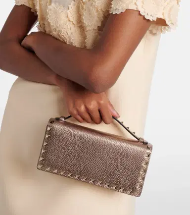 Valentino Garavani Rockstud Mini metallic leather crossbody bag | Thumbnail 6 Valentino Garavani Rockstud Mini metallic leather crossbody bag | Thumbnail 6