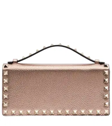 Valentino Garavani Rockstud Mini metallic leather crossbody bag | Thumbnail 1 Valentino Garavani Rockstud Mini metallic leather crossbody bag | Thumbnail 1