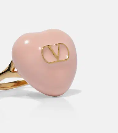 Valentino Garavani Caur Royal VLogo enamel ring | Thumbnail 3 Valentino Garavani Caur Royal VLogo enamel ring | Thumbnail 3