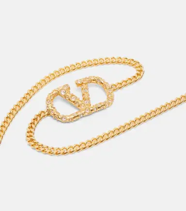 Valentino VLogo crystal-embellished belt | Thumbnail 2 Valentino VLogo crystal-embellished belt | Thumbnail 2