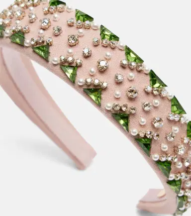 Valentino Crepe Couture embellished headband | Thumbnail 2