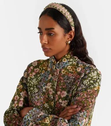 Valentino Crepe Couture embellished headband | Thumbnail 3