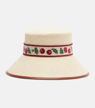 Valentino Cherryfic straw bucket hat | Thumbnail 3