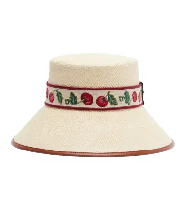 Valentino Cherryfic straw bucket hat | Thumbnail 1
