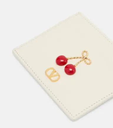 Valentino Garavani Embellished leather card holder | Thumbnail 2 Valentino Garavani Embellished leather card holder | Thumbnail 2