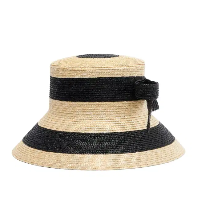 Straw bucket hat
