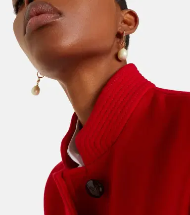 Valentino VLogo faux pearl drop earrings | Thumbnail 6