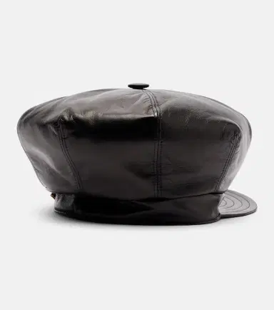 Valentino VLogo leather newsboy cap | Thumbnail 2 Valentino VLogo leather newsboy cap | Thumbnail 2