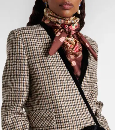 Valentino Printed silk twill scarf | Thumbnail 4