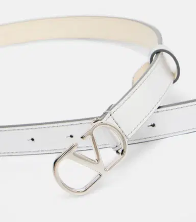 Valentino Garavani Metallic leather belt | Thumbnail 2