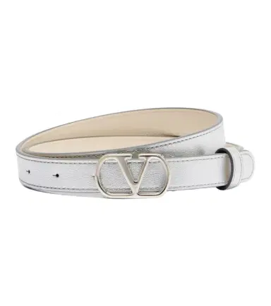 Valentino Garavani Metallic leather belt | Thumbnail 1