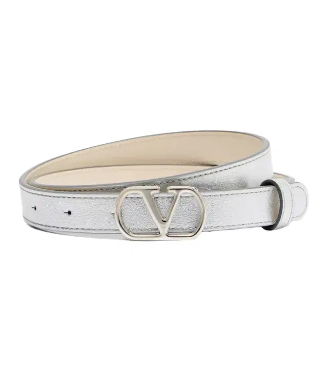 Valentino Garavani Metallic leather belt