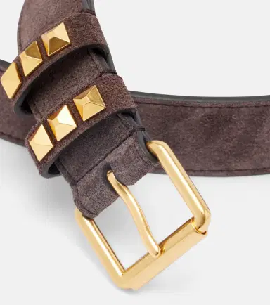 Valentino Garavani Flaneuse Rockstud suede belt | Thumbnail 2 Valentino Garavani Flaneuse Rockstud suede belt | Thumbnail 2