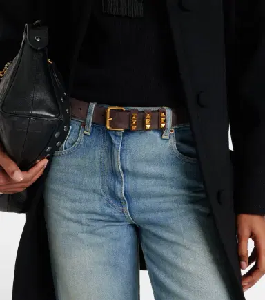 Valentino Garavani Flaneuse Rockstud suede belt | Thumbnail 3 Valentino Garavani Flaneuse Rockstud suede belt | Thumbnail 3
