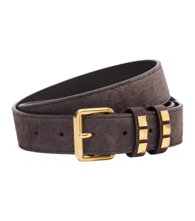 Valentino Garavani Flaneuse Rockstud suede belt | Thumbnail 1 Valentino Garavani Flaneuse Rockstud suede belt | Thumbnail 1