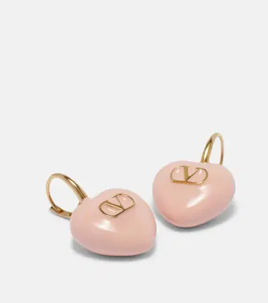 Valentino Caur Royal VLogo enamel earrings | Thumbnail 2