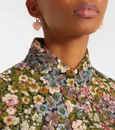 Valentino Caur Royal VLogo enamel earrings | Thumbnail 6