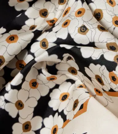 Valentino Floral silk scarf | Thumbnail 2