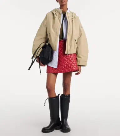Moncler Eucalyptus cropped down jacket | Thumbnail 6