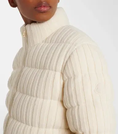 Moncler Wool and cashmere down jacket | Thumbnail 4 Moncler Wool and cashmere down jacket | Thumbnail 4