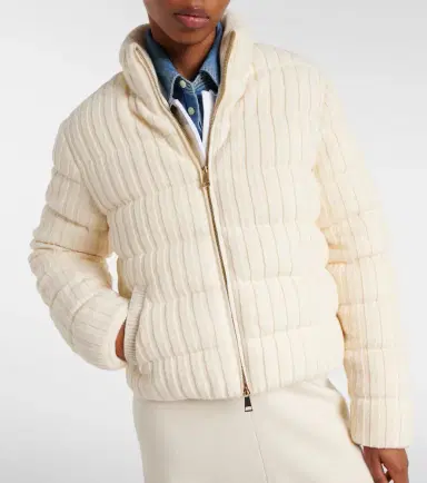 Moncler Wool and cashmere down jacket | Thumbnail 5 Moncler Wool and cashmere down jacket | Thumbnail 5