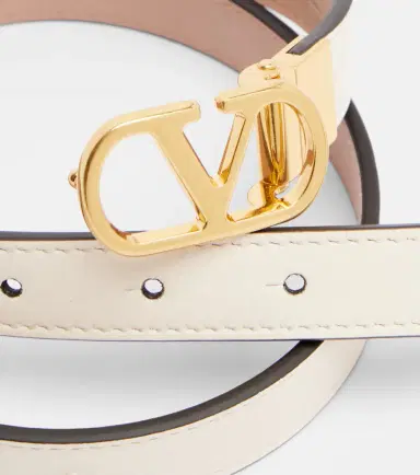 Valentino Garavani VLogo reversible leather belt | Thumbnail 2