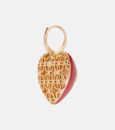 Valentino Caur Royal VLogo enamel earrings | Thumbnail 3