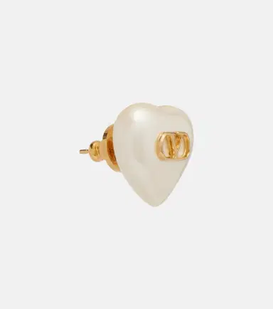 Valentino VLogo faux pearl earrings | Thumbnail 2 Valentino VLogo faux pearl earrings | Thumbnail 2