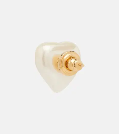 Valentino VLogo faux pearl earrings | Thumbnail 3 Valentino VLogo faux pearl earrings | Thumbnail 3