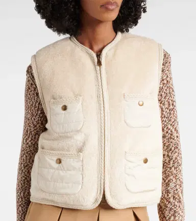 Moncler imosas teddy down vest | Thumbnail 3