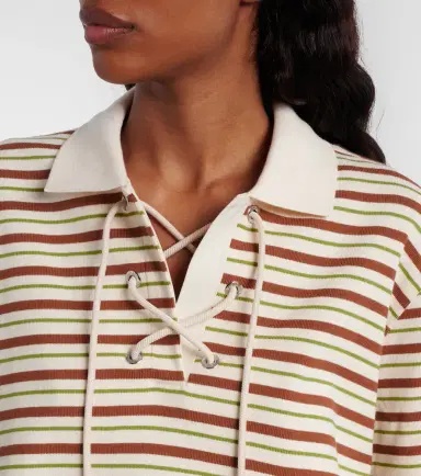 Moncler Striped cotton jersey polo shirt | Thumbnail 2