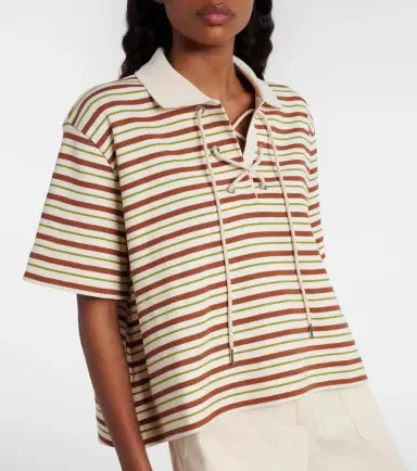 Moncler Striped cotton jersey polo shirt | Thumbnail 3