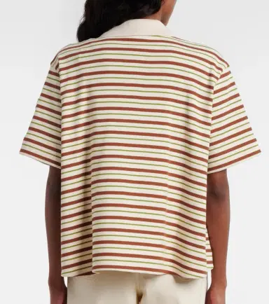 Moncler Striped cotton jersey polo shirt | Thumbnail 5