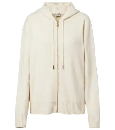 Moncler Hooded wool and cashmere zip-up cardigan | Thumbnail 1