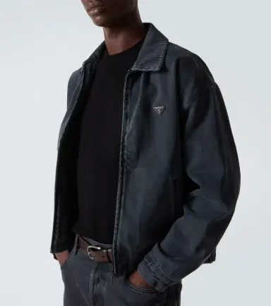Prada Denim blouson jacket | Thumbnail 4 Prada Denim blouson jacket | Thumbnail 4