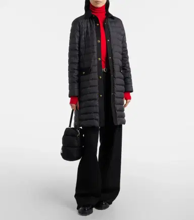 Moncler Jujulong quilted down coat | Thumbnail 4 Moncler Jujulong quilted down coat | Thumbnail 4